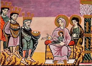 In the 7500 Fuldaer Sakramentar a 975 Gottingen Library Postcard  - Picture 1 of 2