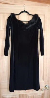 Vestido de terciopelo Alex Evenings talla 14 Foto 1 de 3