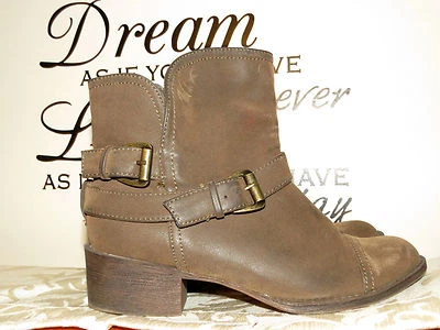 ROCKET DOG Suede Silky LEATHER High Heels Cowboy Boots Womens Shoes Size 6.5 - Image 1 of 4