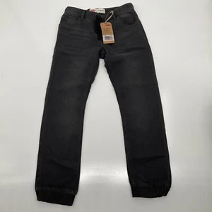 Levi's Knit Jogger Elastic Waistband Denim Sweatpants Dark Gray M (10-12 Yrs) - Picture 1 of 9