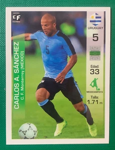 2018 EF Russia World Cup FIFA #024 CARLOS SANCHEZ Uruguay Soccer Team Sticker - Picture 1 of 2