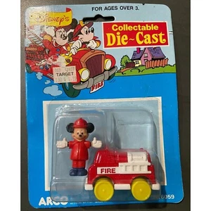 Vintage ARCO TOYS Disney Collectable Die-cast Mickey Mouse Fire Truck No. 6059 - Picture 1 of 1