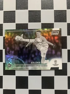 2021-22 Topps Stadium Club Chrome UCL RC Benjamin Sesko Black White /350 - Bild 1 von 2