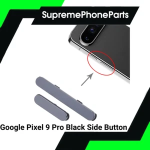 Google Pixel 9 PRO (Black )Replacement Side Power Volume Up Down Buttons Keys UK - Picture 1 of 1
