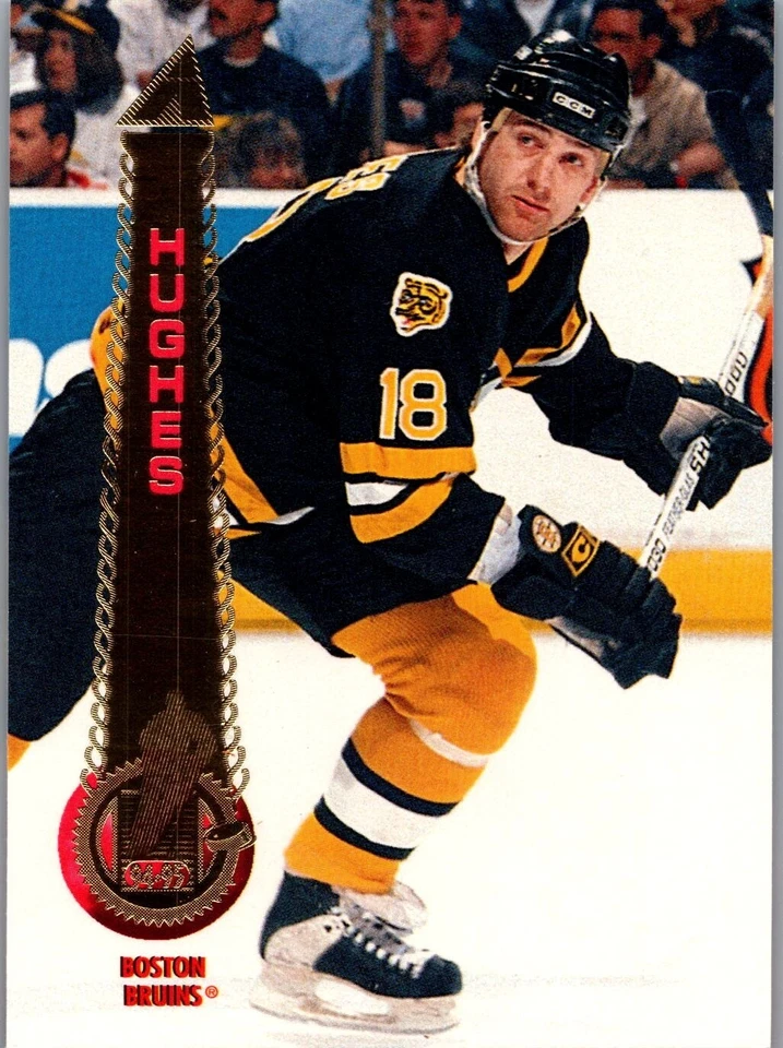 1994-95 Pinnacle Hockey- #510 Brent Hughes - Image 1 of 2