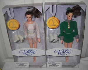 #5545 NRFB Playmates Toys Target Stores Celebrity 2 Katia Gordeeva Skating Dolls - Picture 1 of 2