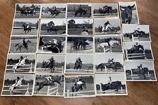 24 1940's San Diego California Equestrian Horse Jumping Polo Rodeo Photographs