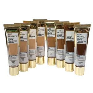 NEW L'Oreal Paris AGE PERFECT Radiant Serum FOUNDATION Sunscreen SPF 50 - Picture 1 of 17