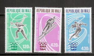  Mali SC # C271-C273 Winter Olympic Games Innsbruck 1976 . MNH