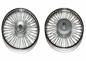 Fits Royal Enfield Front Rear 72 Spoke Disc Brake Pair Wheel Rims Wm2-19" GEc - Picture 1 of 3