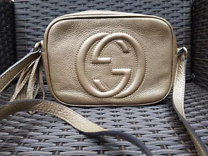 GUCCI SOHO DISCO BAG GOLD EXCELLENT CONDITION - Picture 1 of 17