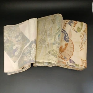 Women's Kimono Obi 3 pcs Belt Silk Made in Japan Japanese vintage traditional - Picture 1 of 10