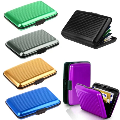 Moda Plástico RFID Portatarjetas de Crédito Protector Tarjeta de Crédito Billetera Estuches para Tarjetas Foto 1 de 4