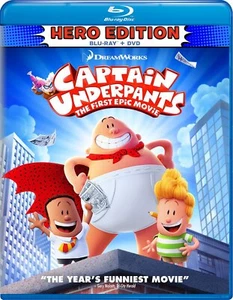 Captain Underpants: The First Epic Movie (Blu-ray/DVD, 2017, 2-Disc Set) - Imagen 1 de 1