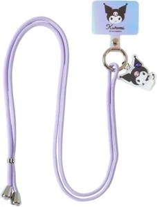Sanrio Kuromi Shoulder Strap Smartphone Strap Charm New Japan Kawaii F/S - Picture 1 of 6