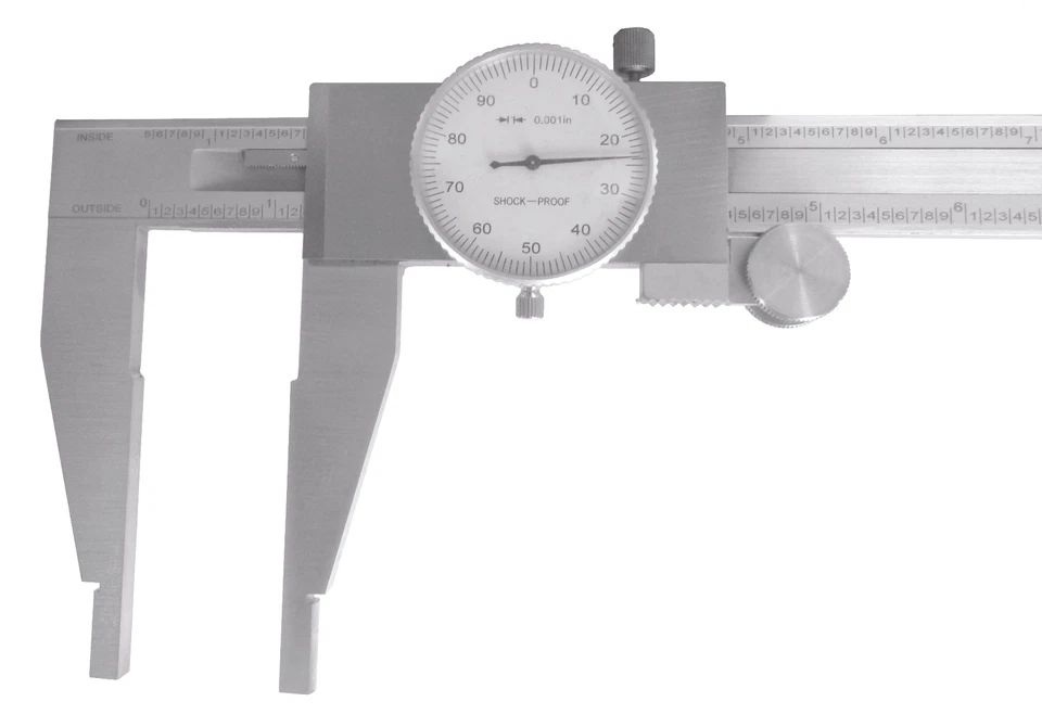 0 - 24" Dial Caliper - White Face - Image 1 of 1
