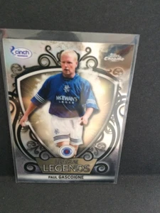TOPPS CHROME SPFL 21/22 PAUL GASCOIGNE LEAGUE LEGENDS RANGERS - Picture 1 of 2