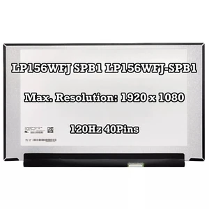 LP156WFJ SPB1 LP156WFJ-SPB1 New 15.6" FHD IPS 120Hz 40Pins LED LCD Screen 0VHK65 - Picture 1 of 2