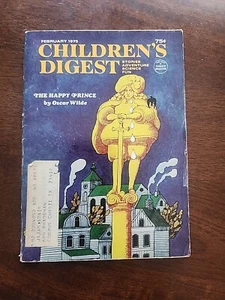 Kinder Digest Zeitschrift Der glückliche Prinz Oscar Wilde Februar 1975 - Bild 1 von 8