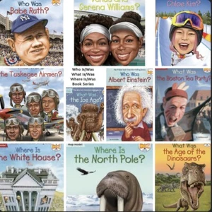 Who What Where Was/Is 10 Kids Educational Book Lot Bios Non Fiction PB GREAT! - Picture 1 of 15