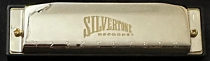 Silvertone Records promotional Hohner Harmonica 10 Hole Key of C + instructions - Picture 1 of 6