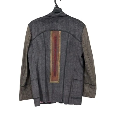 Blazer con botones Man Save The Queen para hombre talla XL bloques de colores Italia Preppy Grunge Foto 1 de 4