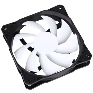 12cm 120mm PWM PC Case Fan 1800RPM Black with 9 x White Blades 71 CFM 4-Pin PWM - Picture 1 of 9