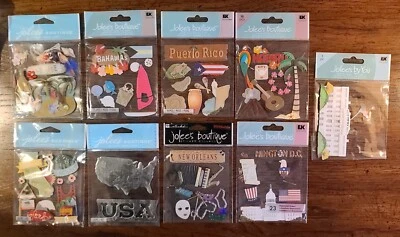 Jolee's Boutique Destinations I Scrapbook Stickers (UPDATED 05/11/24) Foto 1 de 4