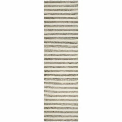 Corredor de lana Safavieh tejido a mano marrón/marfil - 2'6" x 10' DHU575E-210 Foto 1 de 3