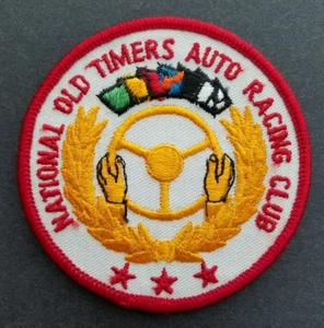 Vintage Patch National Oldtimer Autorennen Club für Jacke oder Weste unbenutzt NOS - Bild 1 von 3