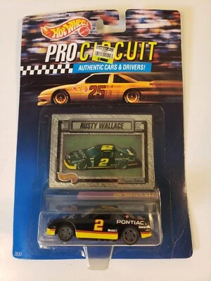 Hot Wheels Pro Circuit Rusty Wallace #2 1992 NASCAR Pontiac Grand Prix 1:64 - Image 1 of 4