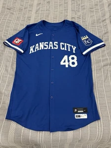 Nike Trikot Kansas City Royals #48 Alec Marsh Issued Größe 46 blau - Bild 1 von 22