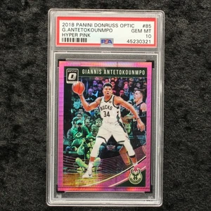 Panini Donruss Optic Giannis Antetokounmpo PSA 10 T-Minus 3,2,1 Holo NBA - Picture 1 of 2