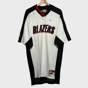 Vintage Nike Portland Trail Blazers 1997/98 NBA Warmup Shooting Shirt Large L - Picture 1 of 6