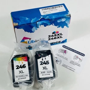 Ubinki Black 245XL Tri-Color 246XL Replacement Compatible Ink for Cannon New - Picture 1 of 5