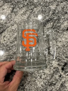 MLB San Francisco Giants 15oz Glass Tankard Mug #007 - Picture 1 of 7