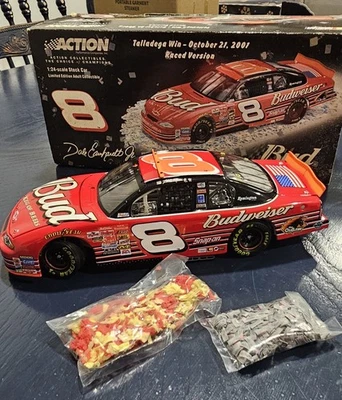 Action Racing Dale Earnhardt Jr Budweiser Bud 2001 primera victoria Talladega NASCAR 1/24 Foto 1 de 4