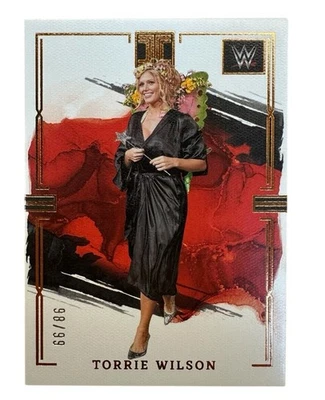 2023 Panini Impeccable WWE TORRIE WILSON Bronze Foil Canvas Legends 98/99 SSP - Image 1 of 2