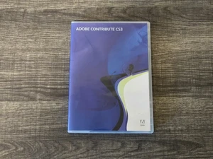 Adobe Contribute CS3 Web Publishing DVD for Mac w/ CS3 Training DVD & Key - Picture 1 of 4