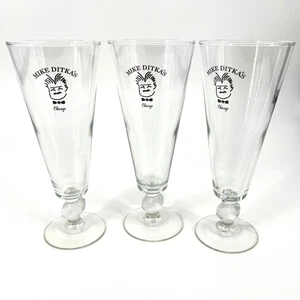 Three Mike Ditkas Restaurant Chicago Da Bears Fútbol Pilsner Gafas Entrenador - Imagen 1 de 5