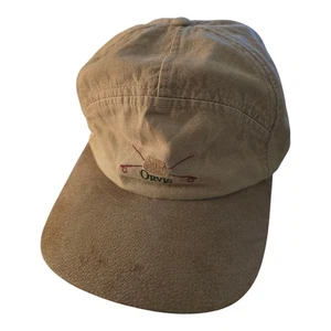 Vintage brandneu Orvis Leder Wildleder Baseball Mütze Kappe Größe S/M Made in USA - Bild 1 von 9