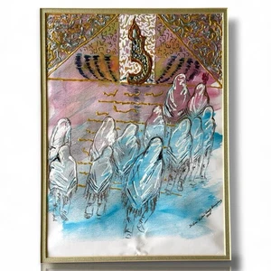 Ein Original Giclée Aquarell von SuSan "Esther" jenseits des Vorhangs spirituelle Kunst - Bild 1 von 5