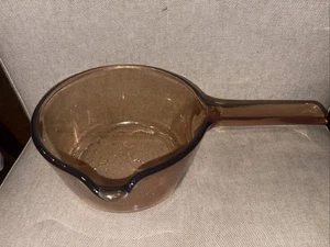 Visions Corning Ware Amber 1 Liter Kochtopf Topf mit Ausgießer ohne Deckel Made USA - Bild 1 von 3