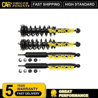 Monroe Rear Front Shocks,Struts & Spring Assembly For 2007-2019 Toyota Tundra - Image 1 of 2