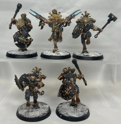 Warhammer 40k Wulfen Space Wolves Space Marines Pro Painted Squad x5 GW Man wolf - Image 1 of 4