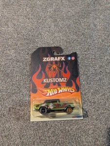 Hot Wheels Zgrafx Kustomz Popeye Power The Sailor Car Custom Fast Signs Sealed - Picture 1 of 8