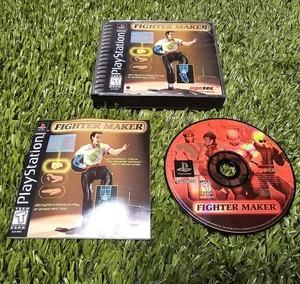 Fighter Maker PS1 Sony PlayStation 1 Complete CBI Tested Working Not Mint 1999 - Picture 1 of 7