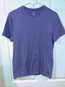 Camiseta ajustada H&M para hombre talla pequeña púrpura - Imagen 1 de 3