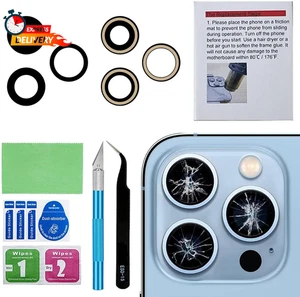 OEM Rückseite Kamera Glas Linse Ersatz für iPhone 13 Pro und iPhone 13 Pro Max w - Bild 1 von 8