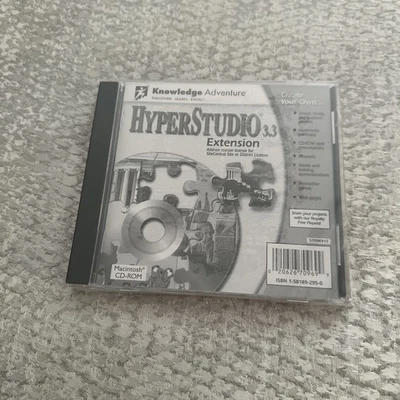 ✅ Knowledge Adventure Hyper Studio 3.3 Extension Cd - Image 1 of 2